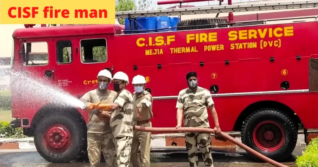CISF fire man